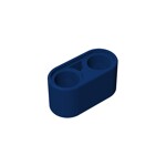 Technic Beam 1 x 2 Thick #43857 - 140-Dark Blue