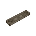 Plate Special 1 x 4 with 2 Studs #92593 - 111-Trans-Black