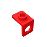 Minifig Neckwear Bracket - One Stud #42446 - 21-Red