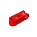 Technic Axle and Pin Connector Perpendicular 3L with 2 Pin Holes #42003 - 21-Red