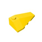 Wedge Sloped 4 x 2 Triple Right #43711 - 24-Yellow