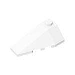 Wedge Sloped 4 x 2 Triple Left #43710 - 1-White