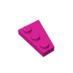 Wedge Plate 3 x 2 Left #43723 - 124-Magenta