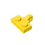 Hinge Plate 1 x 2 Locking With 1 Finger On Side #44567 - 24-Yellow