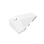 Wedge Sloped 4 x 2 Triple Right #43711 - 1-White