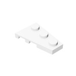 Wedge Plate 3 x 2 Right #43722 - 1-White