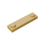 Plate Special 1 x 4 with 2 Studs #92593 - 5-Tan