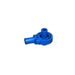 Technic Rotation Joint Ball Loop with Two Perpendicular Pins with Friction #47455 - 23-Blue