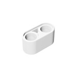 Technic Beam 1 x 2 Thick #43857 - 1-White