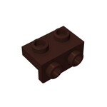 Bracket 1 x 2 - 1 x 2 #99781  - 308-Dark Brown