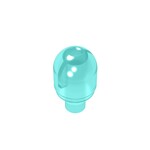 Light Cover with Internal Bar / Bionicle Barraki Eye #58176 - 42-Trans-Light Blue