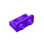 Bracket 1 x 2 - 1 x 2 Inverted #99780  - 268-Dark Purple