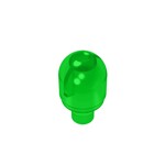 Light Cover with Internal Bar / Bionicle Barraki Eye #58176 - 48-Trans-Green