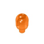 Light Cover with Internal Bar / Bionicle Barraki Eye #58176 - 182-Trans-Orange