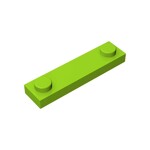 Plate Special 1 x 4 with 2 Studs #92593 - 119-Lime