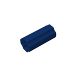 Technic Axle Connector Smooth [with x Hole + Orientation] #59443 - 140-Dark Blue