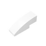 Slope Curved 3 x 1 No Studs #50950 - 1-White