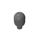 Light Cover with Internal Bar / Bionicle Barraki Eye #58176 - 199-Dark Bluish Gray