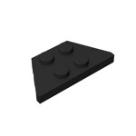 Wedge, Plate 2 x 4 #51739 - 26-Black