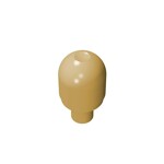 Light Cover with Internal Bar / Bionicle Barraki Eye #58176 - 5-Tan