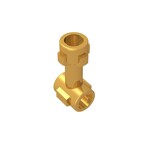 Bar 1L With Top Stud And 2 Side Studs (Connector Perpendicular) #92690 - 297-Pearl Gold