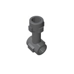 Bar 1L With Top Stud And 2 Side Studs (Connector Perpendicular) #92690 - 199-Dark Bluish Gray