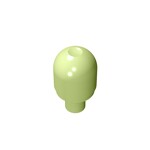 Light Cover with Internal Bar / Bionicle Barraki Eye #58176 - 326-Yellowish Green