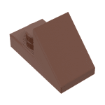 Slope 45 2 x 1 With 2/3 Cutout #92946 - 192-Reddish Brown