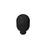 Light Cover with Internal Bar / Bionicle Barraki Eye #58176 - 26-Black