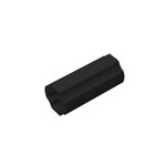 Technic Axle Connector Smooth [with x Hole + Orientation] #59443 - 26-Black