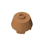 Brick Round 2 x 2 Truncated Cone #98100  - 312-Medium Dark Flesh