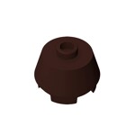 Brick Round 2 x 2 Truncated Cone #98100  - 308-Dark Brown