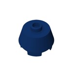 Brick Round 2 x 2 Truncated Cone #98100  - 140-Dark Blue