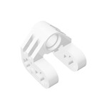 Technic Axle and Pin Connector Perpendicular Split #92907 - 1-White