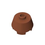 Brick Round 2 x 2 Truncated Cone #98100  - 38-Dark Orange