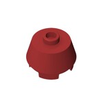 Brick Round 2 x 2 Truncated Cone #98100  - 154-Dark Red