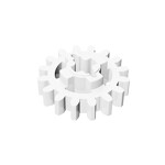 Technic Gear 16 Tooth Reinforced New Style #94925  - 1-White