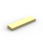 Tile 1 x 4 with Groove #2431  - 310-Plating Gold