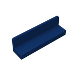 Panel 1 x 4 x 1 with Rounded Corners - Thin Wall #15207  - 140-Dark Blue