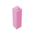 Brick 1 x 1 x 3 #14716 - 222-Bright Pink
