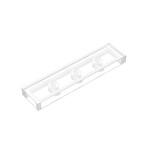 Tile 1 x 4 with Groove #2431  - 40-Trans-Clear