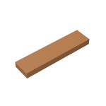 Tile 1 x 4 with Groove #2431  - 312-Medium Dark Flesh