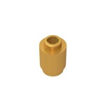 Brick Round 1 x 1 Open Stud #3062 - 297-Pearl Gold