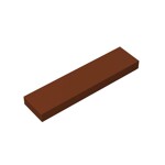 Tile 1 x 4 with Groove #2431  - 192-Reddish Brown