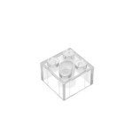 Brick 2 x 2 #3003 - 40-Trans-Clear