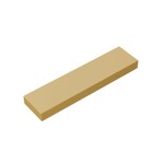Tile 1 x 4 with Groove #2431  - 5-Tan