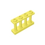 Fence Spindled 1 x 4 x 2 - 4 Top Studs #15332  - 226-Bright Light Yellow