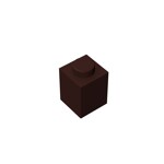 Brick 1 x 1 #3005 - 308-Dark Brown