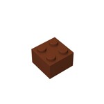 Brick 2 x 2 #3003 - 192-Reddish Brown