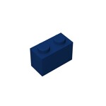 Brick 1 x 2 #3004 - 140-Dark Blue